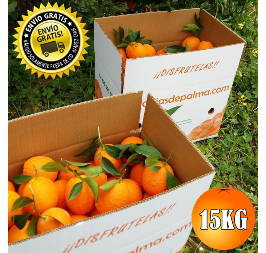 CAJA 15KG DE NARANJAS NAVE LATE DE MESA ECOLOGICAS